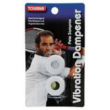 Tourna Sampras White Vibration Tennis Dampener ( White )