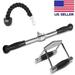 Fitness Maniac Tricep Rope Pull Down Press Cable Attachment Home Gym Exercise Equipment Rubber Double D