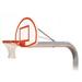 Tyrant Max Steel-Aluminum In Ground Fixed Height Basketball System Brick Red