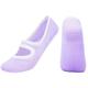 Yoga Socks with Grips for Women Sportgear Workout Ballet Pilates Socks Plus Size Female Yoga Sports Dance Backless Non-slip Gym Indoor Floor Socks 1pair