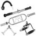 FITNESS MANIAC 34 Inch Triceps Bar Barbell Olympic Tricep Rope LAT Pull Down Press Cable Attachment Home Gym Exercise Equipment Double D Pair