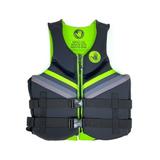 Body Glove Men s Dual-Size Evoprene PFD Life Jacket Male 2X/3X Black/Green