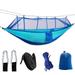 Outdoor Camping Hammock with Net Hanging Parachute Hammock Mosquito Net Swing Sleeping Hammock Up To 440Lbs