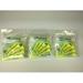 Martini tees YELLOW 3 1/4 STEP DOWN TEES (5-TEES IN BAG) (3-PACK SPECIAL)