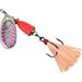 Blue Fox Classic Vibrax Glow Spinner 3 3/4 1/4oz Glow Pink/Orange