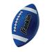 Franklin Sports Junior Football - Durable Outdoor Rubber Football - Blue/White - 10 X 6