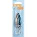 Acme Tackle Little Cleo Fishing Spoon Hammered Nickel/Blue