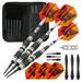 Viper The Freak Soft Tip Darts 3 Knurled Rings Barrel 18 Grams and Casemaster Deluxe Black Nylon Dart Case