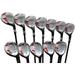 Senior Women s Golf Clubs All Ladies iDrive Hybrid Set Includes: #1 2 3 4 5 6 7 8 9 PW SW LW. Lady L Flex Right Handed Utility Clubs with Premium Ladies Arthritic Grip. 60+ Years Old