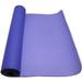 Rainforest TPE Yoga Mat 24 W Ã—68 L X 1/4 Thick 2 Tones Purple/Light Purple Colors