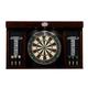 Thornton Wood Dartboard LED Display Cabinet With 18â€� Bristle Dartboard and Steel Tip Dart Set