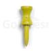 Golf Tees Etc Yellow Step Down Natural Wood Golf Tees 1 1/2 Inch Strong & Light Weight Castle Golf Tees -(100 Pack)