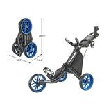 CaddyTek Caddy lite Ez Version 8 Blue Golf Push & Pull Carts
