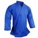 Karate Heavy W t 12 OZ 100% Cotton Uniform Top Only Preshrunk Martial Arts Blue Gi Top