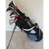 Mens Tour Precision Golf Complete Golf Club Set Regular Flex with Stand Bag All Graphite Shafts