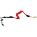 OTVIAP Tie Rope Red Kayak Accessories Elastic Paddle Leash Surfing Coiled Lanyard Cord 67g Elastic Lanyard Cord For Kayaking Outdoor Use Rowing Boat Fishing Rods
