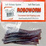 Roboworm 4 1/2 Finesse Straight Tail Worm Fishing Lure Ox Blood 10 Count ST-A2AR