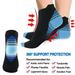 1 2 3 6 Pairs Low Cut Compression Running Socks Sport Compression Ankle Socks-Athletic Fit