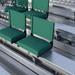 BizChair Set of 2 500 lb. Rated Lightweight Stadium Chair with Ultra-Padded Seat Hunter Green