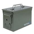 Tactical45 M2A2 50 Cal Ammo Can Steel Green Ammo Storage with Front Latch