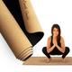 Earth Goods - Premium Natural Yoga Mat All-Natural Non-Slip Rubber & Cork Yoga Mat Pilates Exercise Mat Workout Mat 5mm x 72 inches x 24 inches