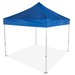 Impact Canopy 10 x 10 Instant Pop Up Canopy Tent Commercial Grade Aluminum Frame Roller Bag Royal Blue