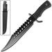 Armory Replicas Night Stalkers Marine Force Recon Hunting Outdoor Survivors Saw back Knife: Ultimate Survival Tool Nylon Sheath with Belt Loop and Lanyard Hole for Easy Carrying