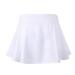 Women s Short Skirt Tennis Quick-Drying Sports Short Skirt White M