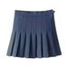 Fymall Women s High Waist Pleated Mini Skirt Skater Tennis Skirt