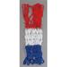 Champion Sports 4mm Economy Basketball Net Red/White/Blue