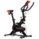 Gymax Indoor Cycling Bike Exercise Cycle Trainer Fitness Cardio Workout LCD Display