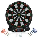 HERCHR Electronic Dartboard 1pc Professional Electronic Hanging Dartboard LCD Scoring Indicator Dart Game With 6pcs Darts Dart Games