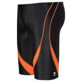 TYR Alliance Splice Jammer Swimsuit Black/Orange Size 38