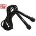 RAD Jump Rope for Exercise Workout Speed Skipping Rope women / mens for Fitness Boxing Cardio (Black)