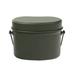 Meterk 1.2L/1.5L Outdoor Canteen Mess Tin Kit Camping Cookware Lunch Box Cooking Pot for Backpacking Fishing Hiking Picnic