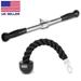 Fitness Maniac Single Tricep Rope Pull Down Press Cable Attachment Lat Bar Home Gym Exercise Equipment