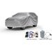 Weatherproof SUV Cover Compatible With 2009 Toyota Landcruiser - Outdoor & Indoor - Protect From Rain Water Snow Sun - Durable - Fleece Lining - Includes Cable Lock Storage Bag & Wind Straps