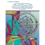 Classical Instrumental Ensembles for All: Classical Trios for All (from the Baroque to the 20th Century) : Alto Saxophone (E-Flat Saxes & E-Flat Clarinets) (Paperback)