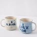 Anthropologie Kitchen | Anthropologie Housewarming Mug Gift Set | Color: Blue/Silver | Size: Os