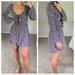 American Eagle Outfitters Dresses | Floral Blue & Pink American Eagle Sun Dress | Color: Blue/Pink | Size: S