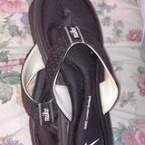 Nike Shoes | Men Sandals | Color: Black/White | Size: 9