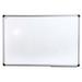 "Viztex Porcelain Magnetic Dry Erase Board with an Aluminium Frame - 48"" x 36"" - Floortex FCVPM4836A"