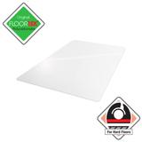 "Ultimat Polycarbonate Rectangular Chair Mat for Hard Floor - 48 x 60"" - Floortex FR1215219ER"