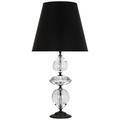 Robert Abbey Williamsburg Orlando Table Lamp Metal/Fabric in Black | 30.75 H x 15 W x 15 D in | Wayfair Z260B