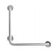 CSI Bathware L-Shaped Vertical Angle Bathroom Safety Grab Bar Metal in Gray | 3 H x 1.25 D in | Wayfair BAR-VR18-TW-125-SA