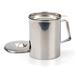 Design Imports Single Burner Over the Sink Strainer Stainless Steel in Gray | 6.5 H x 5.25 W x 6.5 D in | Wayfair ST-80FF