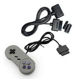 Super NES Controller With 6 Feet Extension For Super Nintendo SNES