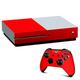 Skins Decal Vinyl Wrap for Xbox One S Console - decal stickers skins cover -Solid Red color