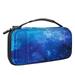 Fintie Carrying Case for Nintendo Switch OLED Model 2021/Switch 2017 [Shockproof] Hard Shell Protective Cover Travel Bag w/10 Game Card Slots Z-Starry Sky