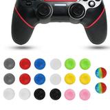 Tebru Controller Cap Key Caps 20 Pcs Controller Accessories Joystick Antiskid Cap Case for PS2/PS3/XBox One/360